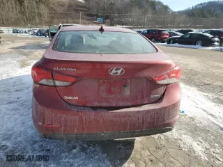 2014 Hyundai Elantra Limited with VIN 5NPDH4AE8EH502194, listed as a Copart auction lot 89199645 with 148,366 mi miles and Salvage Title. Bid and sale history available at carsss.com. Image 6.