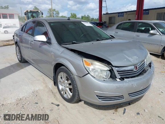 2008 Saturn Aura XE with VIN 1G8ZS57N68F214090, listed as a IAAI auction lot 41709929 with 55,005 mi miles. Bid and sale history available at carsss.com. Image 1.