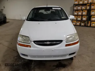 2007 Chevrolet Aveo LS with VIN KL1TD66677B778088, listed as a Copart auction lot 62846275 with Not provided miles and Salvage title. Bid and sale history available at DreamBid. Image 5.