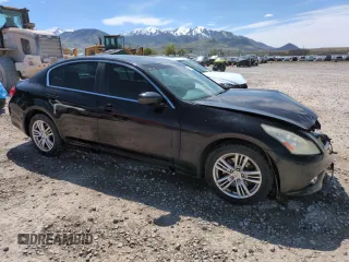 2013 Infiniti G37 x with VIN JN1CV6AR2DM762472, listed as a Copart auction lot 53565455 with 219,020 mi miles and Salvage Title. Bid and sale history available at carsss.com. Image 4.