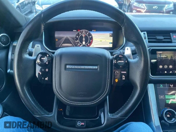 2019 Land Rover Range Rover Sport SVR with VIN SALWZ2SE0KA850XXX, listed as a Copart auction lot 48609505 with 67,838 mi miles and Clean Title. Bid and sale history available at DreamBid. Image 8.