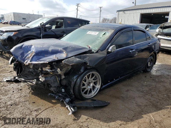 2007 Acura TSX with VIN JH4CL96867C001215, listed as a Copart auction lot 44107754 with 0 mi miles and Salvage Title. Bid and sale history available at carsss.com. Image 1.