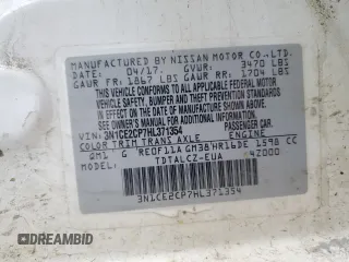 2017 Nissan Note SL with VIN 3N1CE2CP7HL371354, listed as a Copart auction lot 57996905 with 170,418 mi miles and Clean title. Bid and sale history available at DreamBid. Image 13.
