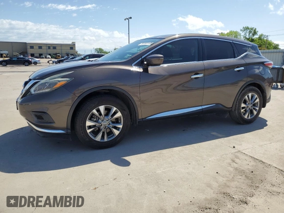 2018 Nissan Murano S z VIN 5N1AZ2MG8JN149656, wystawiony jako Copart lot #54103135 z przebiegiem 49 463 mil mil oraz Czysty tytuł • Clean title. Historia ofert i sprzedaży dostępna na DreamBid. Obrazek 1.