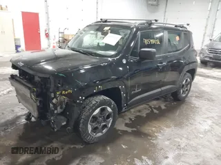 2018 Jeep Renegade Upland z VIN ZACCJBAB7JPH44891, wystawiony jako IAAI lot #41598472 z przebiegiem 150 165 mil mil oraz . Historia ofert i sprzedaży dostępna na DreamBid. Obrazek 2.