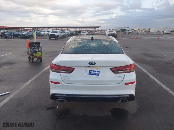 2019 Kia Optima EX with VIN 5XXGU4L14KG302388, listed as a IAAI auction lot 40636313 with 135,095 mi miles. Bid and sale history available at carsss.com. Image 15.