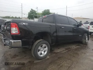 2019 Ram 1500 Big Horn z VIN 1C6SRFFT7KN854273, wystawiony jako Copart lot #48155855 z przebiegiem 92 660 mil mil oraz Szkoda całkowita • Salvage title. Historia ofert i sprzedaży dostępna na DreamBid. Obrazek 3.