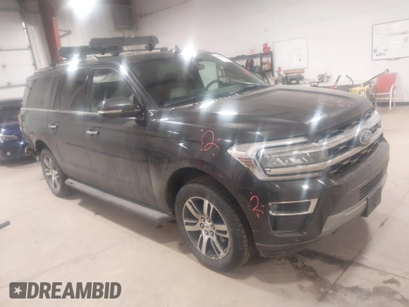 2024 Ford Expedition Max Limited z VIN 1FMJK2A87REA19915, wystawiony jako IAAI lot #41631282 z przebiegiem 37 606 mil mil oraz . Historia ofert i sprzedaży dostępna na DreamBid. Obrazek 1.