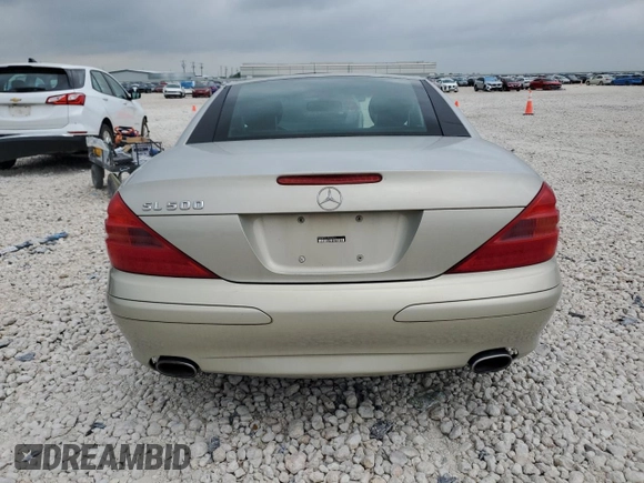 2003 Mercedes-Benz SL 500 with VIN WDBSK75F03F013873, listed as a Copart auction lot 55132305 with 91,417 mi miles and Clean title. Bid and sale history available at DreamBid. Image 6.