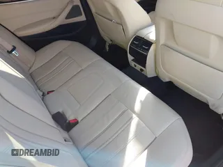 2019 BMW 5 Series 530e iPerformance with VIN WBAJA9C51KB391855, listed as a IAAI auction lot 41429622 with 47,162 mi miles. Bid and sale history available at carsss.com. Image 8.