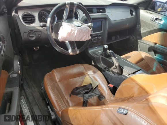 2013 Ford Mustang V6 with VIN 1ZVBP8AM1D5220905, listed as a Copart auction lot 42244665 with 172,112 mi miles and Salvage Title. Bid and sale history available at carsss.com. Image 8.