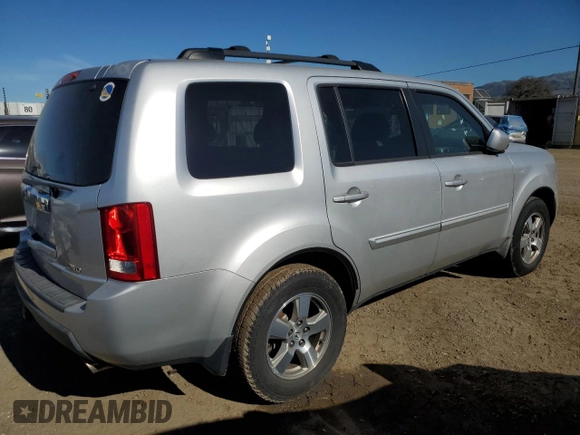 2009 Honda Pilot EX-L with VIN 5FNYF485X9B013345, listed as a Copart auction lot 45766065 with 227,419 mi miles and Salvage Title. Bid and sale history available at carsss.com. Image 3.