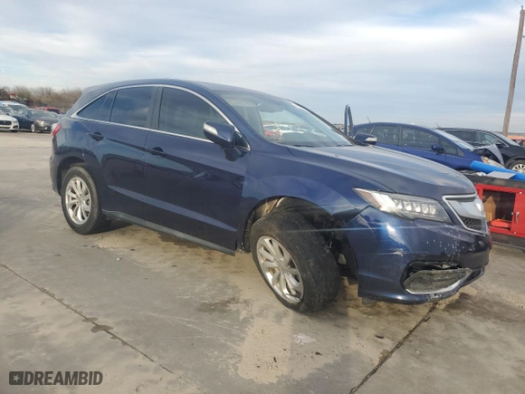 2017 Acura RDX w/Technology Pkg with VIN 5J8TB3H58HL023868, listed as a Copart auction lot 42339775 with 55,019 mi miles and Salvage Title. Bid and sale history available at carsss.com. Image 4.