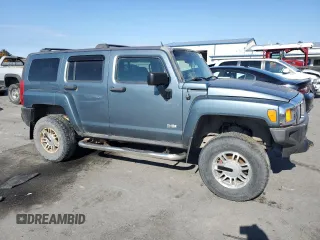 2006 Hummer H3 with VIN 5GTDN136768328575, listed as a Copart auction lot 77496404 with 0 mi miles and Clean Title. Bid and sale history available at carsss.com. Image 4.
