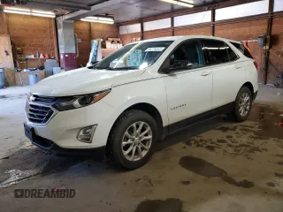 2018 Chevrolet Equinox LT with VIN 3GNAXSEV3JS524647, listed as a Copart auction lot 55376265 with 113,224 mi miles and Salvage Title. Bid and sale history available at carsss.com. Image 1.