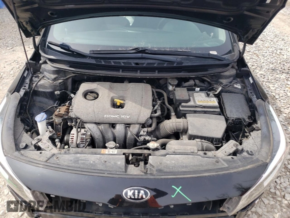 2017 Kia Forte LX with VIN 3KPFK4A79HE131227, listed as a Copart auction lot 52093965 with 21,945 mi miles and Salvage Title. Bid and sale history available at carsss.com. Image 11.