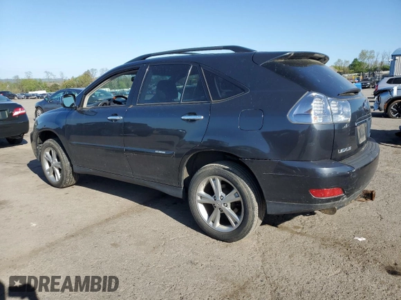 2008 Lexus RX 400h with VIN JTJHW31U982067570, listed as a Copart auction lot 54511085 with 285,122 mi miles and Clean Title. Bid and sale history available at DreamBid. Image 2.