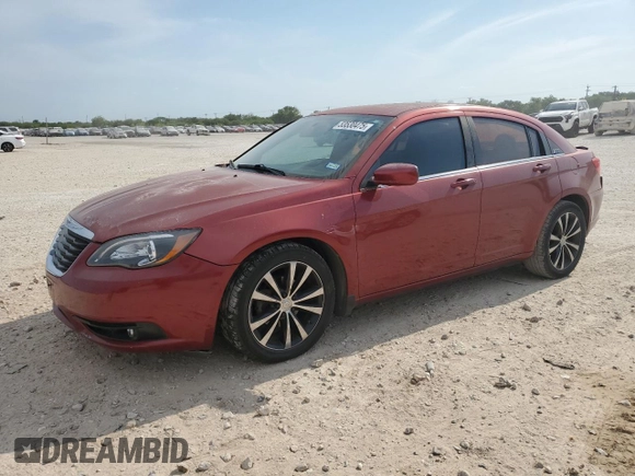 2013 Chrysler 200 Touring with VIN 1C3CCBBG3DN720061, listed as a Copart auction lot 53530475 with 147,024 mi miles and Salvage Title. Bid and sale history available at carsss.com. Image 1.