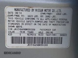 2011 Infiniti G37 x z VIN JN1CV6AR9BM350269, wystawiony jako IAAI lot #41991476 z przebiegiem 127 511 mil mil oraz . Historia ofert i sprzedaży dostępna na DreamBid. Obrazek 9.