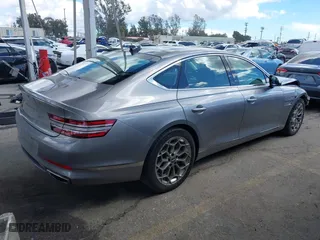 2021 Genesis G80 2.5T with VIN KMTGB4SC2MU047585, listed as a IAAI auction lot 41752100 with 41,140 mi miles. Bid and sale history available at carsss.com. Image 4.
