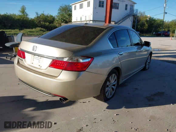 2014 Honda Accord EX-L with VIN 1HGCR2F81EA071349, listed as a IAAI auction lot 41847441 with 36,938 mi miles and . Bid and sale history available at DreamBid. Image 4.