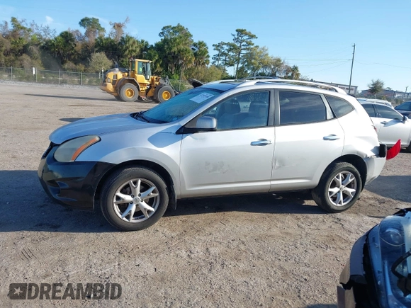 2009 Nissan Rogue SL with VIN JN8AS58T39W047497, listed as a IAAI auction lot 41792950 with 176,931 mi miles and . Bid and sale history available at DreamBid. Image 14.