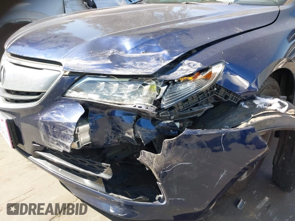 2017 Acura TLX with VIN 19UUB1F30HA001577, listed as a IAAI auction lot 41831495 with 78,183 mi miles. Bid and sale history available at carsss.com. Image 6.