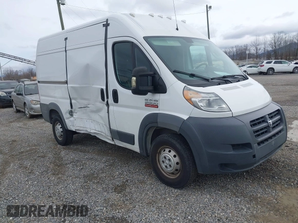 2018 Ram ProMaster Cargo with VIN 3C6TRVCG5JE138772, listed as a IAAI auction lot 41544444 with 87,477 mi miles and . Bid and sale history available at DreamBid. Image 1.