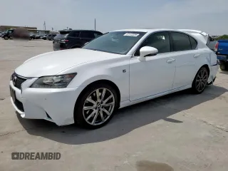 2014 Lexus GS 350 with VIN JTHBE1BL3E5031744, listed as a Copart auction lot 57172235 with 104,286 mi miles and Salvage title. Bid and sale history available at DreamBid. Image 1.