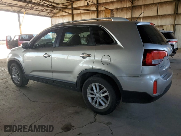 2014 Kia Sorento LX with VIN 5XYKT4A71EG462250, listed as a Copart auction lot 50083895 with 106,370 mi miles and Clean Title. Bid and sale history available at carsss.com. Image 2.