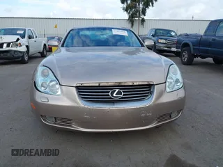 2003 Lexus SC with VIN JTHFN48Y430043403, listed as a IAAI auction lot 42057878 with 69,691 mi miles. Bid and sale history available at carsss.com. Image 13.