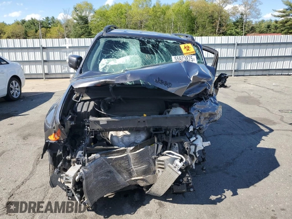 2020 Jeep Renegade Latitude with VIN ZACNJABB6LPL16750, listed as a Copart auction lot 55973875 with Not provided miles and Salvage title. Bid and sale history available at DreamBid. Image 5.
