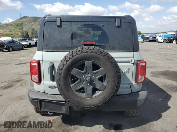 2024 Ford Bronco Black Diamond with VIN 1FMDE1BH9RLB26151, listed as a Copart auction lot 51706795 with 10,981 mi miles and Salvage title. Bid and sale history available at DreamBid. Image 6.