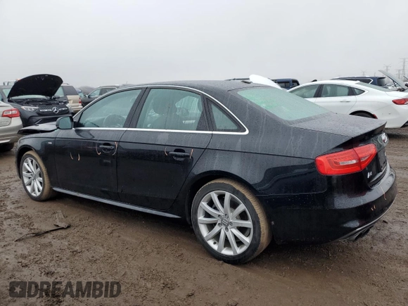 2014 Audi A4 Premium with VIN WAUBFAFL8EN028621, listed as a Copart auction lot 85543634 with 44,041 mi miles and Salvage Title. Bid and sale history available at carsss.com. Image 2.