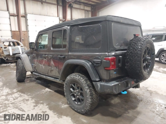 2024 Jeep Wrangler Sport S with VIN 1C4RJXN64RW162895, listed as a IAAI auction lot 42217515 with 8,442 mi miles and . Bid and sale history available at DreamBid. Image 3.