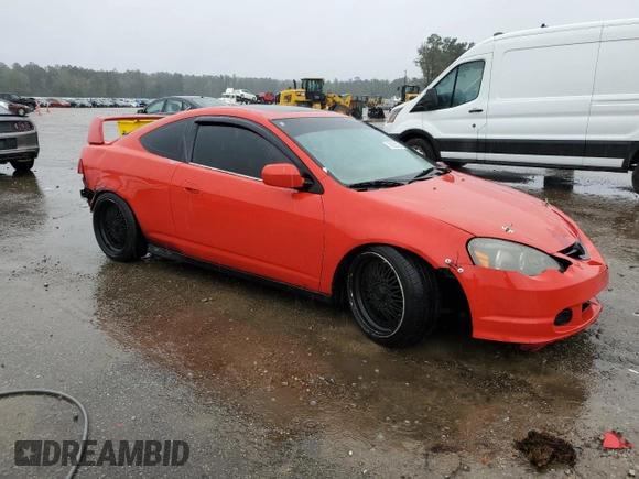 2004 Acura RSX with VIN JH4DC54864S010269, listed as a Copart auction lot 78863424 with 163,490 mi miles and Salvage Title. Bid and sale history available at carsss.com. Image 4.