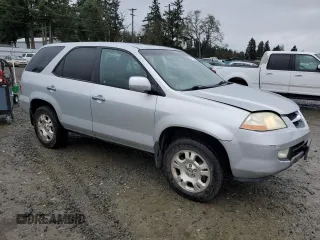 2001 Acura MDX with VIN 2HNYD18201H543262, listed as a Copart auction lot 50464125 with 184,922 mi miles and Salvage Title. Bid and sale history available at carsss.com. Image 4.