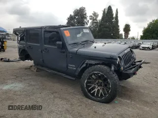 2018 Jeep Wrangler JK Unlimited Sport S with VIN 1C4BJWDG0JL871139, listed as a Copart auction lot 76546464 with 82,164 mi miles and Salvage Title. Bid and sale history available at carsss.com. Image 4.