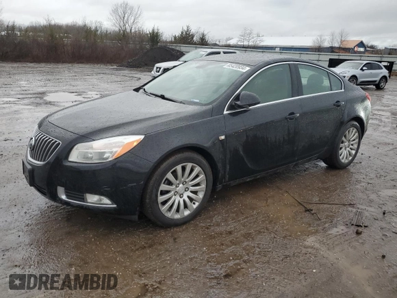 2011 Buick Regal CXL RL1 with VIN 2G4GN5EC5B9177678, listed as a Copart auction lot 85420934 with 126,058 mi miles and Salvage Title. Bid and sale history available at DreamBid. Image 1.