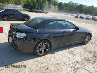 2015 BMW 4 Series 435i z VIN WBA3T3C55F5A40891, wystawiony jako Copart lot #54249735 z przebiegiem 67 378 mil mil oraz Szkody całkowita. Historia ofert i sprzedaży dostępna na DreamBid. Obrazek 3.