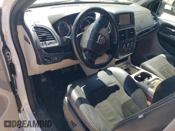 2017 Dodge Grand Caravan SXT with VIN 2C4RDGCG5HR858871, listed as a Copart auction lot 54545545 with Not Provided miles and Salvage Title. Bid and sale history available at DreamBid. Image 8.