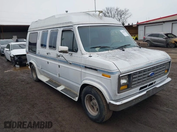 1991 Ford Econoline Cargo with VIN 1FDEE14H6MHA05266, listed as a IAAI auction lot 41538798 with 133,537 mi miles and . Bid and sale history available at DreamBid. Image 1.