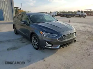 2019 Ford Fusion Hybrid Titanium with VIN 3FA6P0RU9KR116785, listed as a Copart auction lot 68052202 with 89,486 mi miles. Bid and sale history available at carsss.com. Image 10.