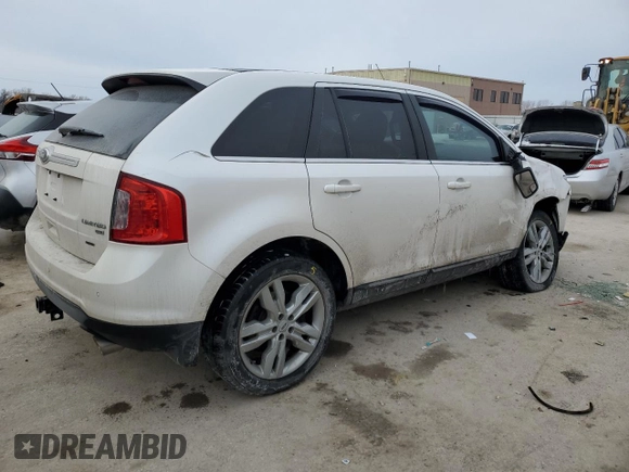 2013 Ford Edge Limited with VIN 2FMDK4KCXDBB11407, listed as a Copart auction lot 45391285 with 137,904 mi miles and Salvage Title. Bid and sale history available at carsss.com. Image 3.