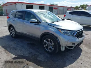 2019 Honda CR-V EX z VIN 5J6RW1H51KA008613, wystawiony jako IAAI lot #42158496 z przebiegiem 47 369 mil mil oraz . Historia ofert i sprzedaży dostępna na DreamBid. Obrazek 1.