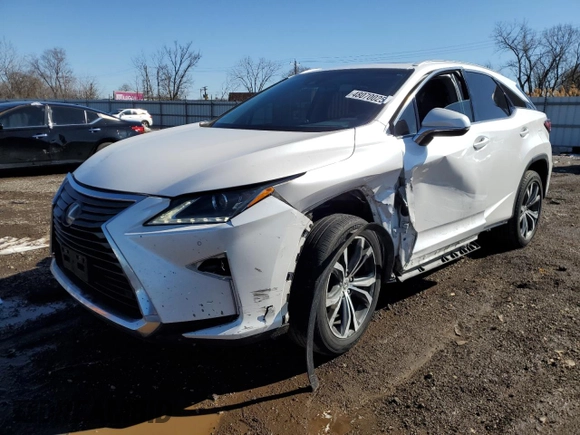 2017 Lexus RX with VIN 2T2ZZMCA8HC050098, listed as a Copart auction lot 48070025 with 99,279 mi miles and Salvage Title. Bid and sale history available at carsss.com. Image 1.