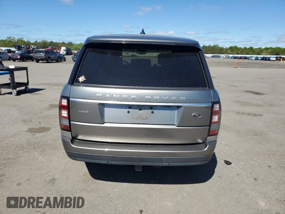 2017 Land Rover Range Rover HSE z VIN SALGS2FV4HA361723, wystawiony jako Copart lot #57104035 z przebiegiem 93 052 mil mil oraz Szkoda całkowita • Salvage title. Historia ofert i sprzedaży dostępna na DreamBid. Obrazek 6.