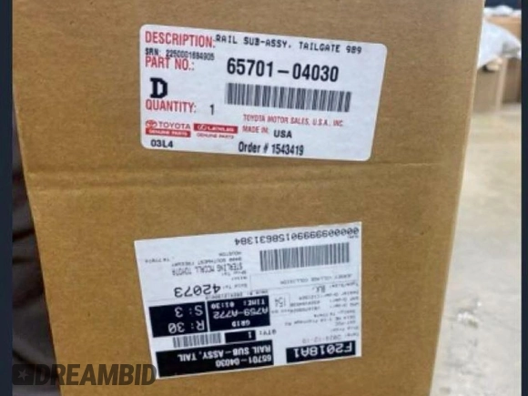 2021 Toyota Tacoma with VIN B0S62498445, listed as a Copart auction lot 62498445 with Not provided miles and Clean title. Bid and sale history available at DreamBid. Image 3.