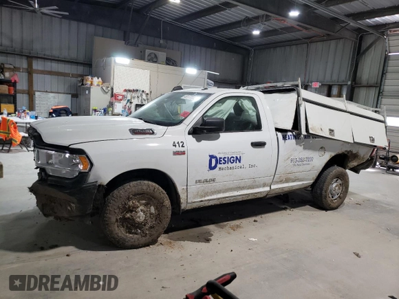 2022 Ram 2500 Tradesman with VIN 3C6MR4AJ9NG365146, listed as a Copart auction lot 49177775 with 96,798 mi miles and Salvage title. Bid and sale history available at DreamBid. Image 1.