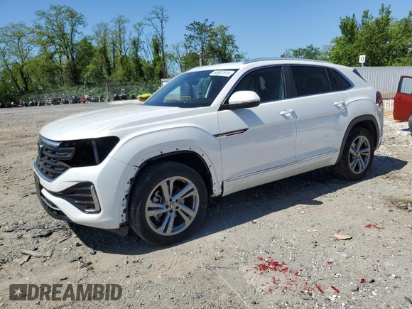 2024 Volkswagen Atlas SEL R-Line z VIN 1V2AE2CA8RC203816, wystawiony jako Copart lot #55007815 z przebiegiem 16 079 mil mil oraz Szkoda całkowita • Salvage title. Historia ofert i sprzedaży dostępna na DreamBid. Obrazek 1.